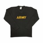 polo algodon manga larga army negro